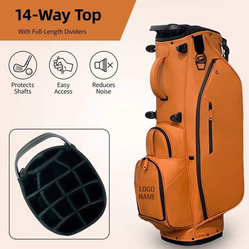 Golf Equipment Logos - ASL GOLF Stand Bag Waterproof PU