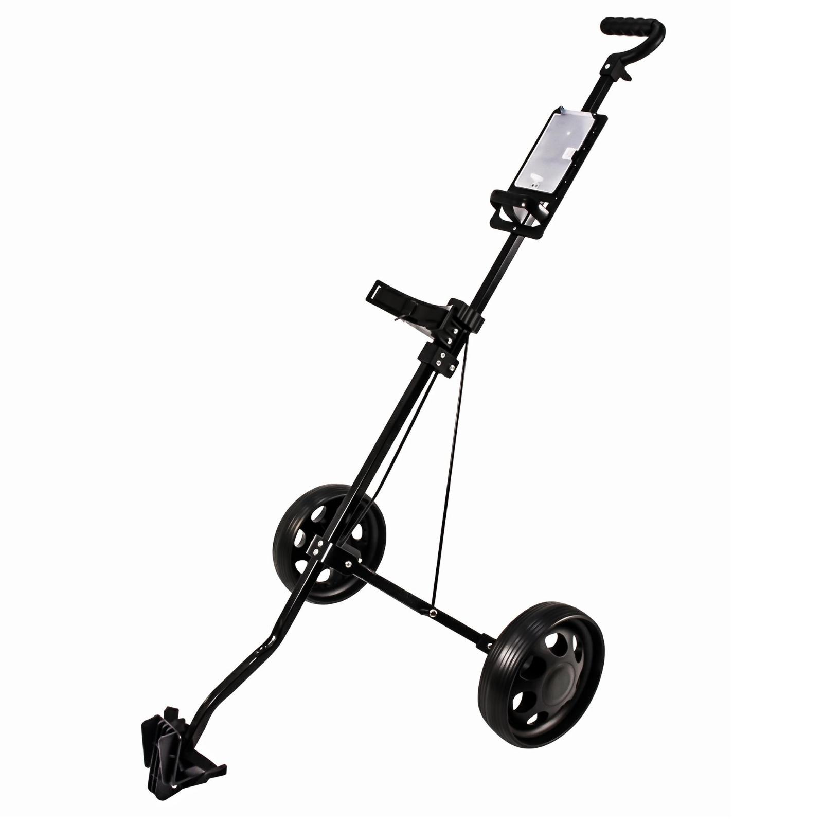 Practice Equipment For Golf - Foldable Two Wheel Golf Equipment Cart