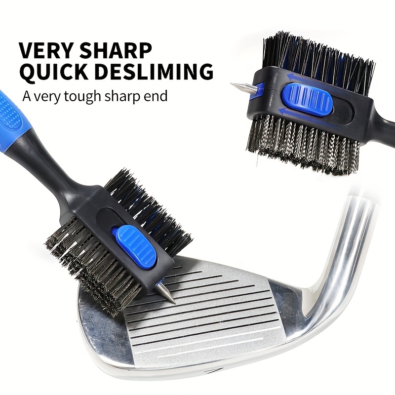 Golf Equipment Junior - Dual-Sided Golf Club Cleaning Brush Retractable