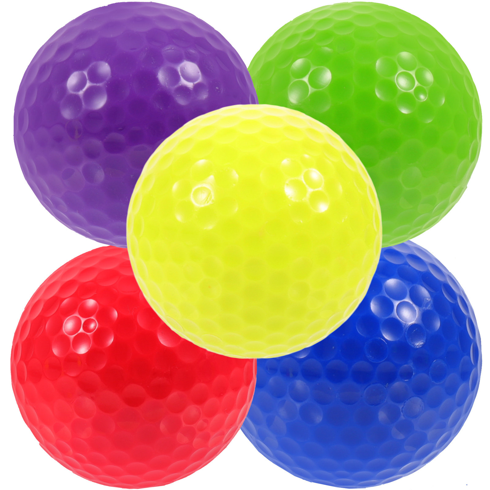 5 Pcs Plastic Practice Golf Ba - Practice Equipment For Golf 评论和价格