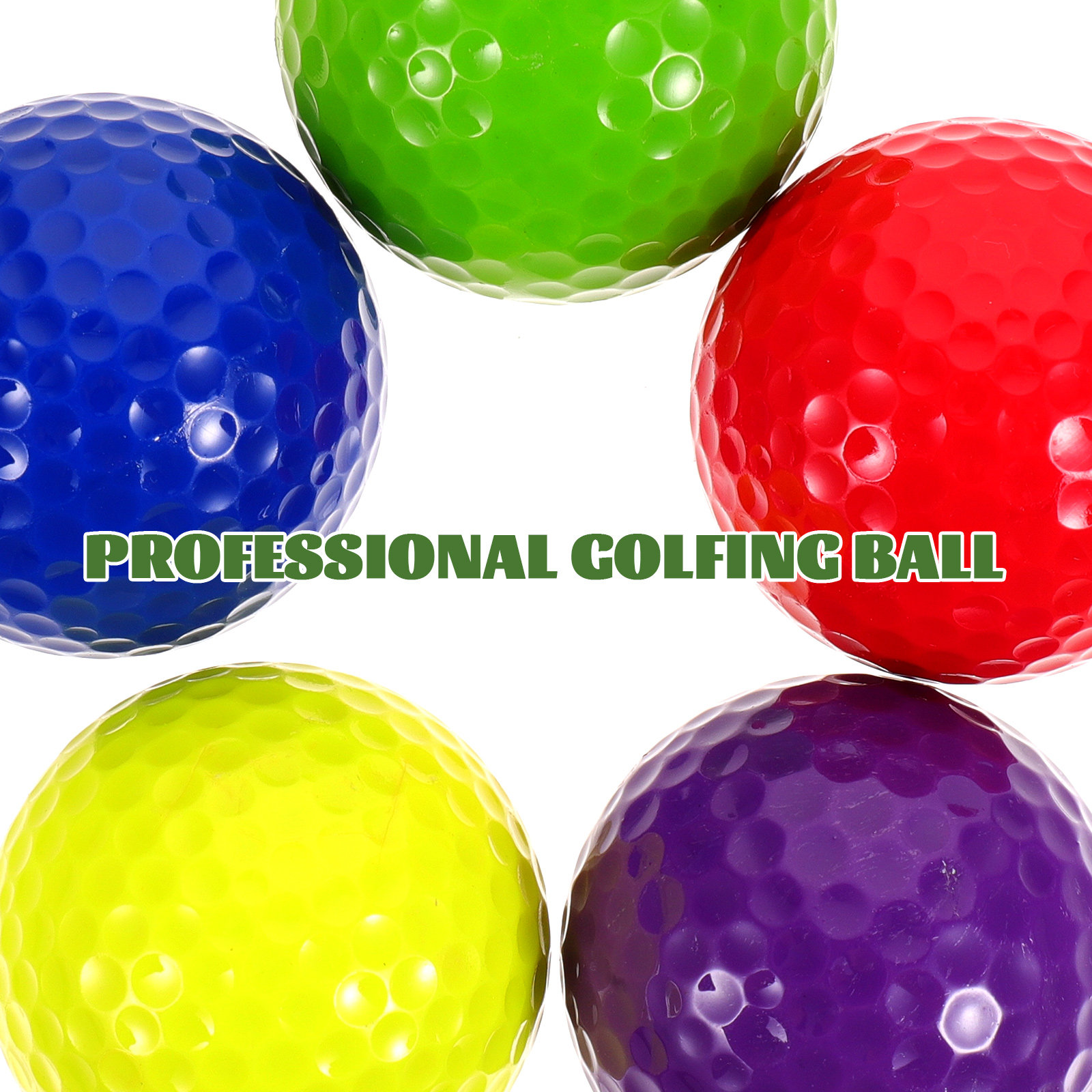 5 Pcs Plastic Practice Golf Ba - Practice Equipment For Golf 评论和价格
