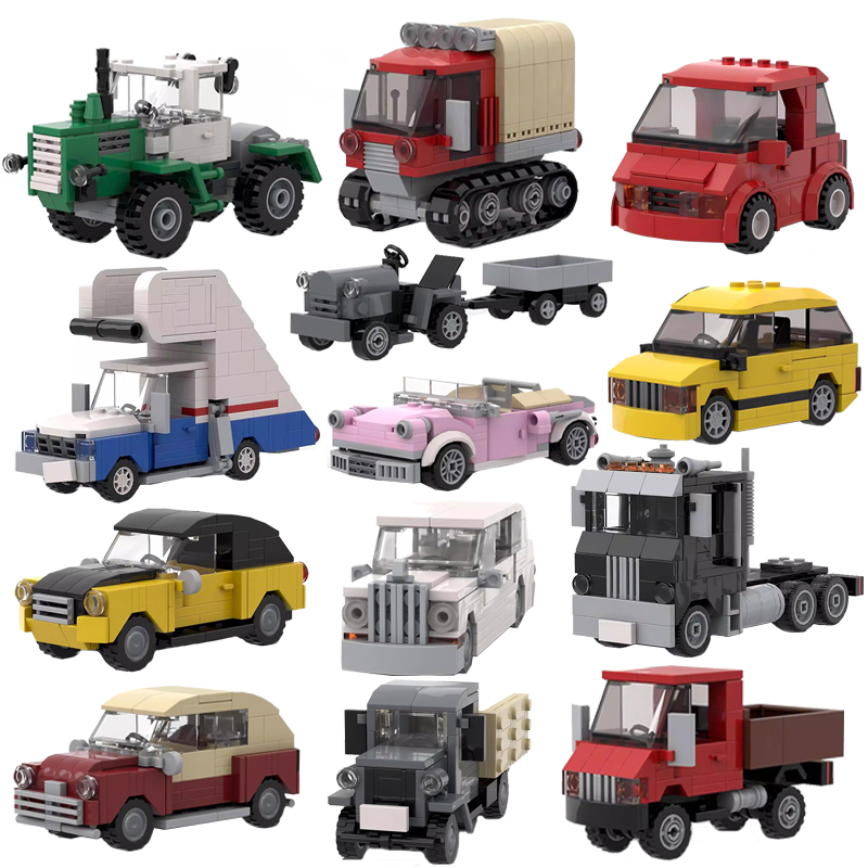 MOC City Mini Car Tractor Snow - Victor Racket Jetspeed 评论和价格