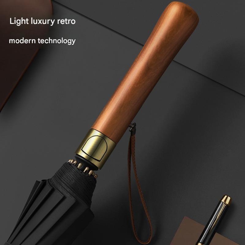 16 Ribs Golf Umbrella Wooden H - Golf Umbrella Large 评论和价格
