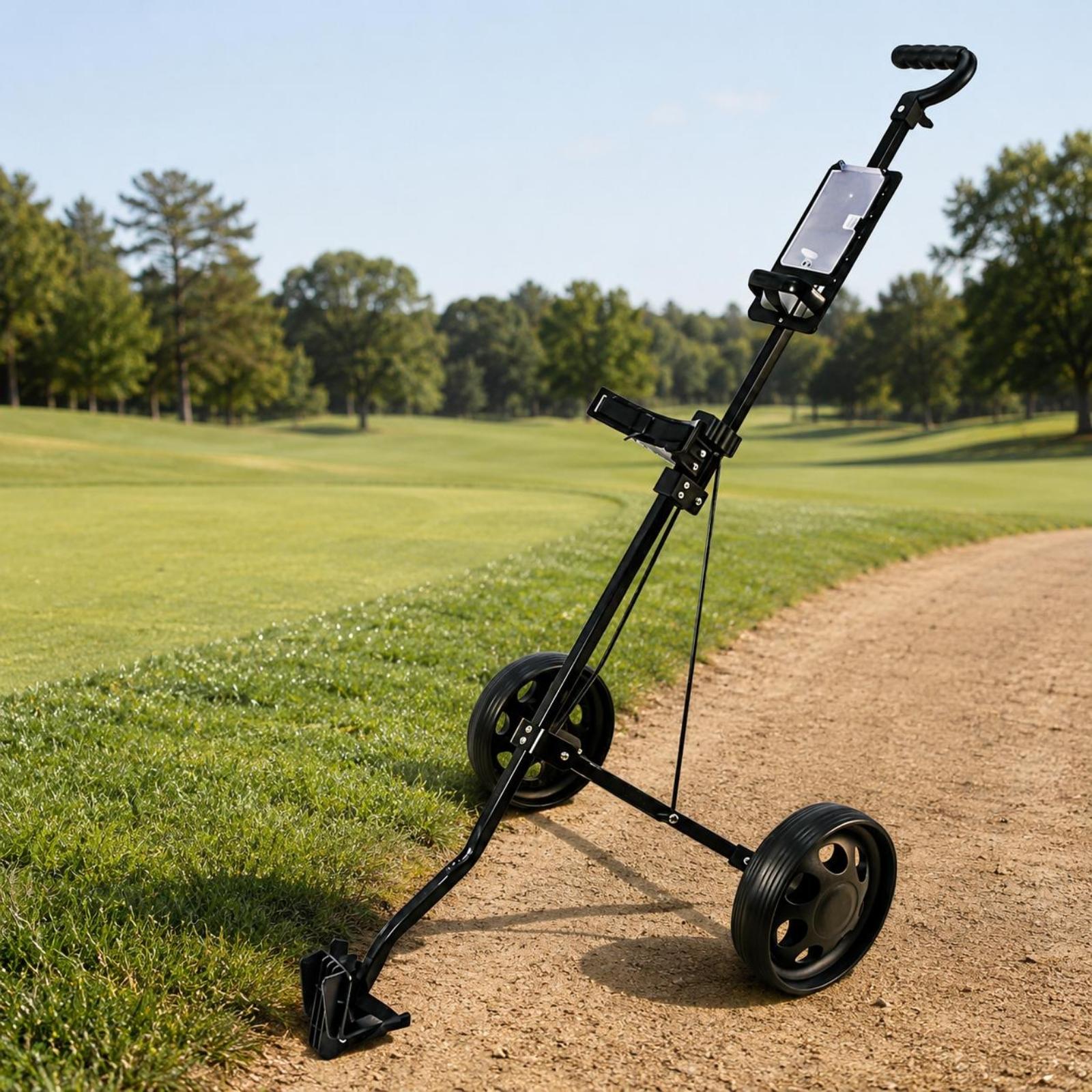 Foldable Two Wheel Golf Equipm - Practice Equipment For Golf 评论和价格
