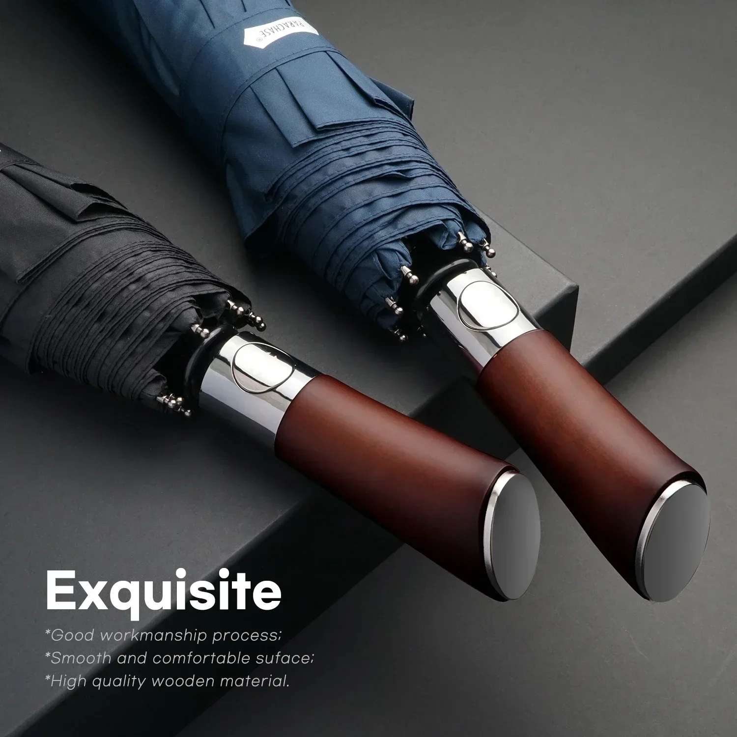 Wooden handle automatic umbrel - Golf Umbrella Large 评论和价格