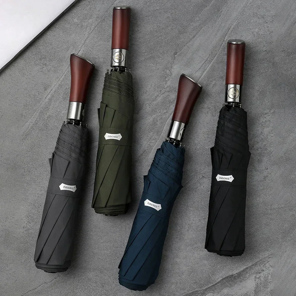 Wooden handle automatic umbrel - Golf Umbrella Large 评论和价格