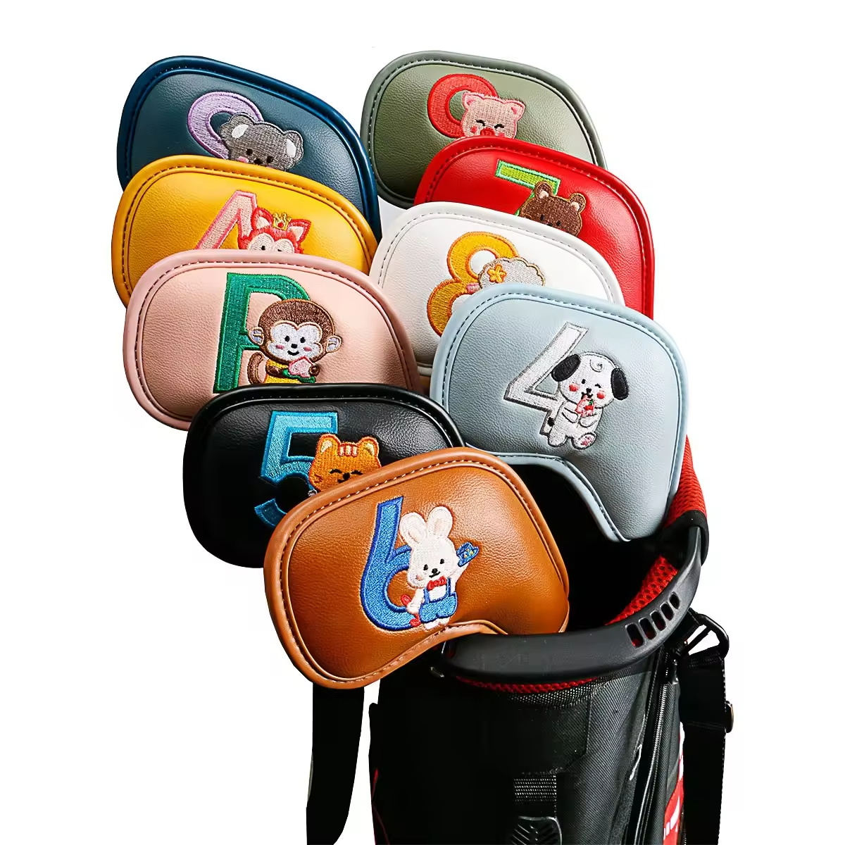 9Pcs Cute Cartoon Animal Golf  - Golf Equipment Nearby 评论和价格