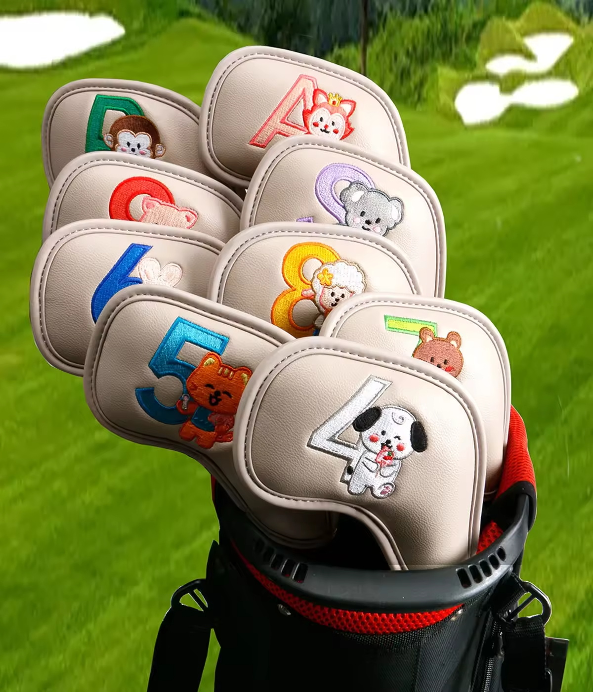 9Pcs Cute Cartoon Animal Golf  - Golf Equipment Nearby 评论和价格