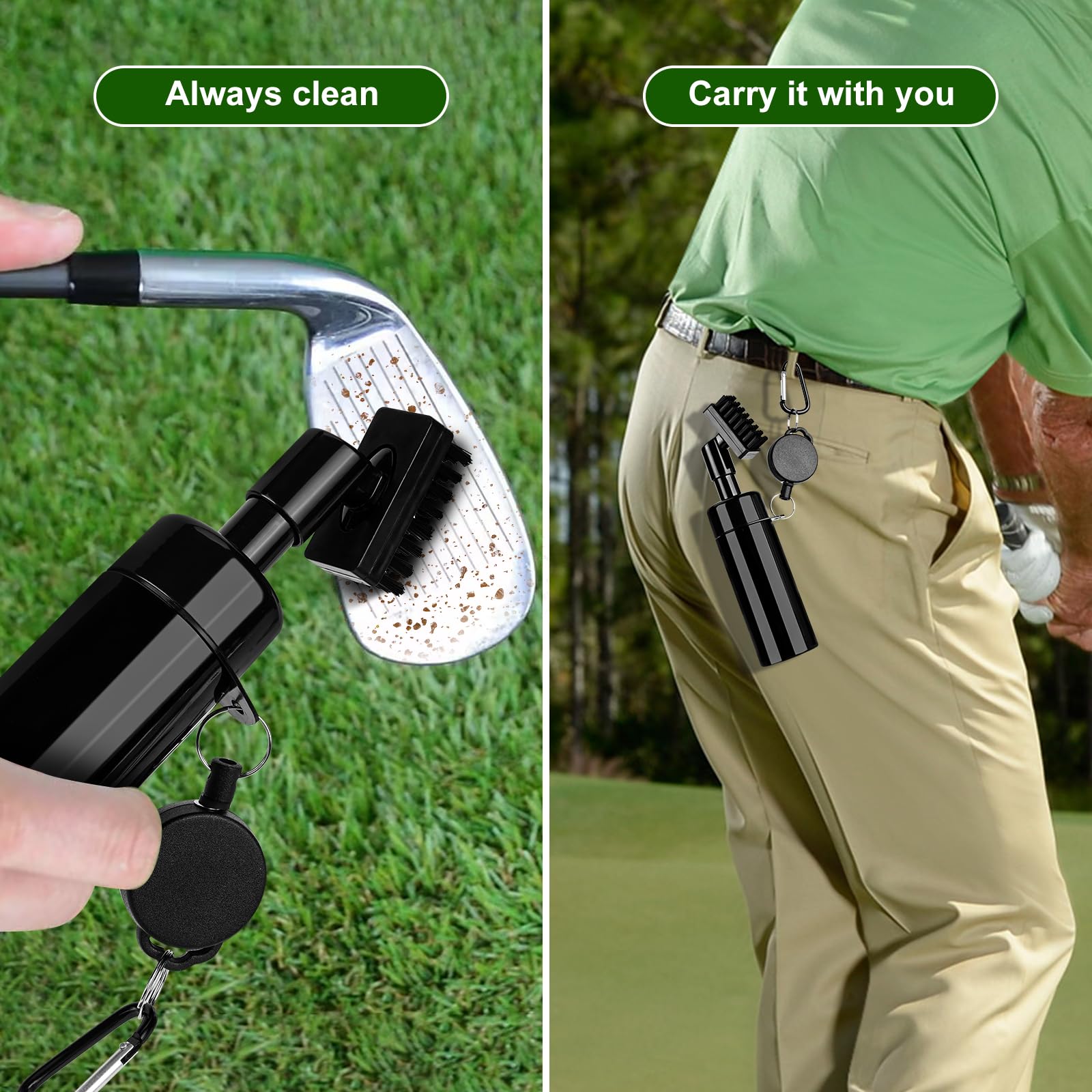 Golf Club Head Cleaning Brush, - Golf Equipment Junior 评论和价格