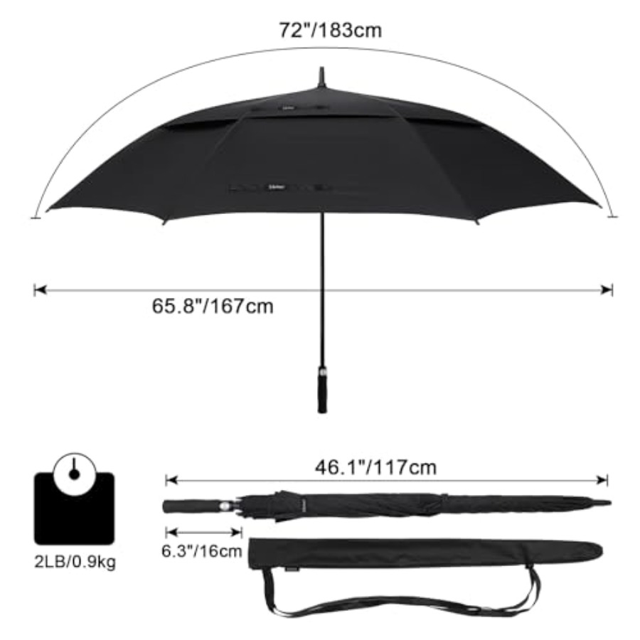 Automatic Open Golf Umbrella O - Golf Umbrella Large 评论和价格
